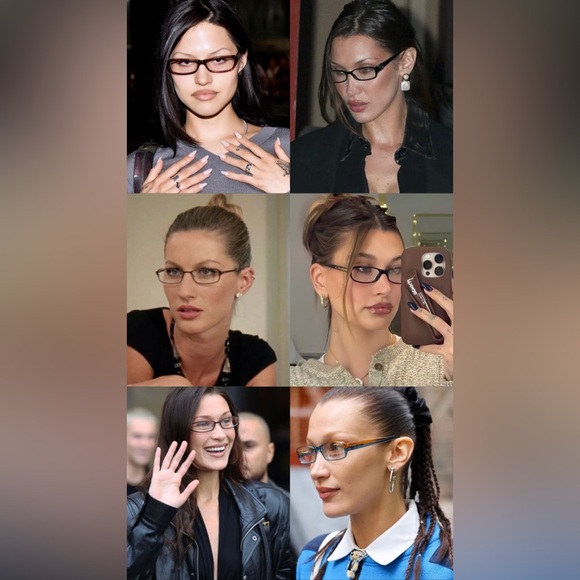 Slim Lightweight Rectangular Glasses - Picture 3 of 6